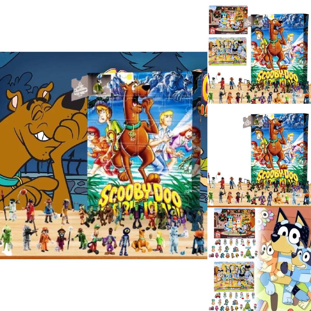2024 Christmas Themed Blind Box Advent Calendar Fun Pvc Toy Set For All Ages