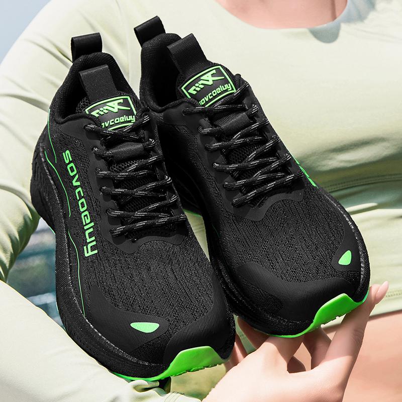 Herren Sports Spezialität Marathon Laufschuhe Carbonplatte Atmungsaktiv Leichtgewicht Damen Bequem Sportlich Rutschfest Dämpfung Stabilität Sneaker