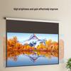 Deli 180-inch 16:9 Electric HD Fiberglass Projection Screen