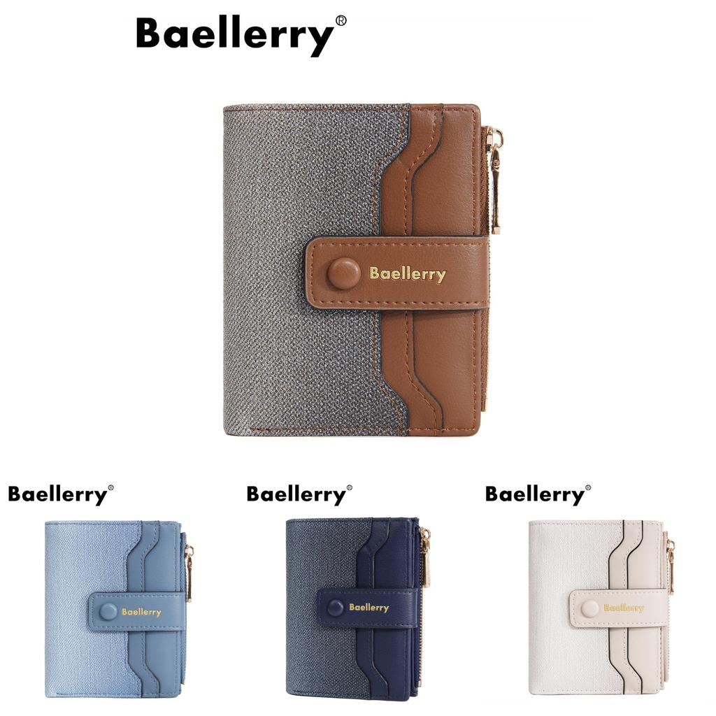 Baellerry Ladies Coin Purse With Multiple Card Slots Fashionable Pu Material For Daily Use