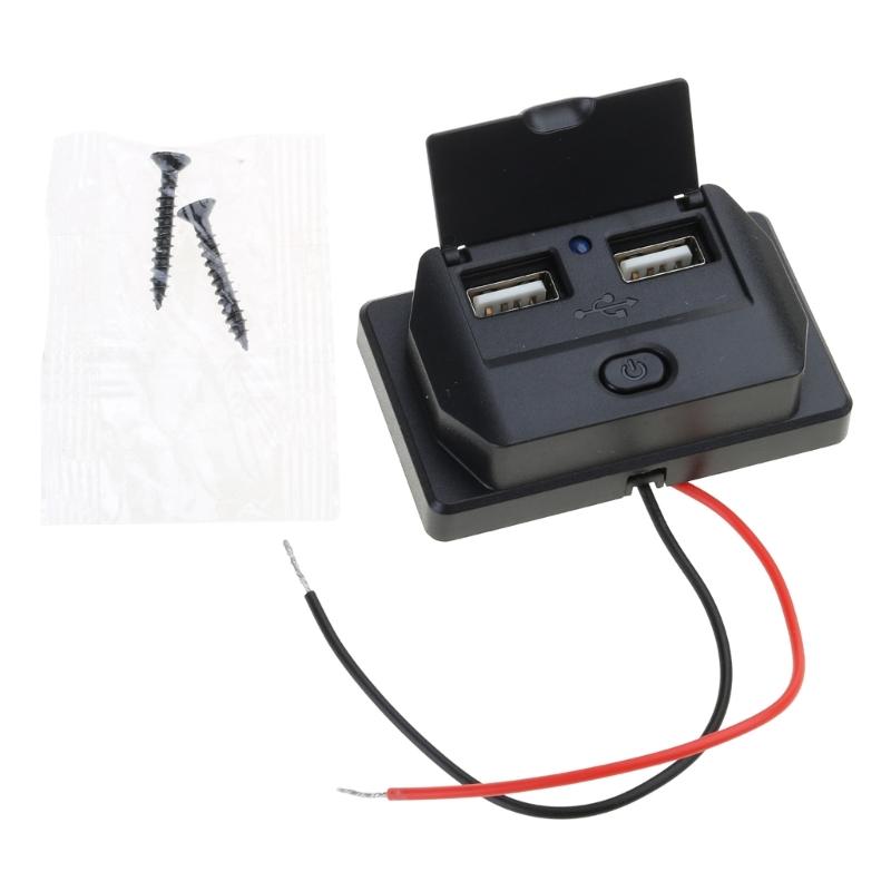 12 V/24 V RVs USB-Steckdose, PD Typ C (USB C) & Quick QC3.0 USB-Anschluss Panelmontage Auto USB-Buchse