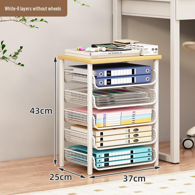 Multi-Layer Desk Organizer and File Storage Box