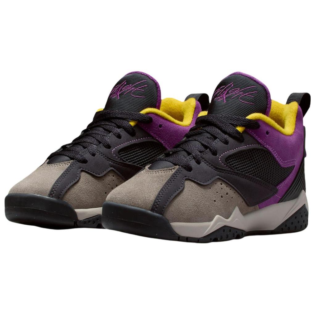 Jordan MVP 92 Anti Slip Wear Resistant Mid Top Vintage Basketball Shoes Unisex Gray Black Jordan HQ3950-005