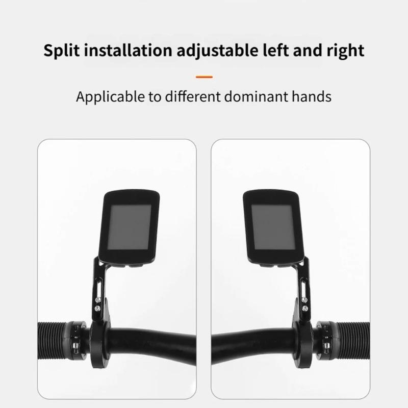 Bike Computer Mount Kit Aluminum Alloy Material Simple Setup Universal Compatibility Secure Mounting for Rough Terrains