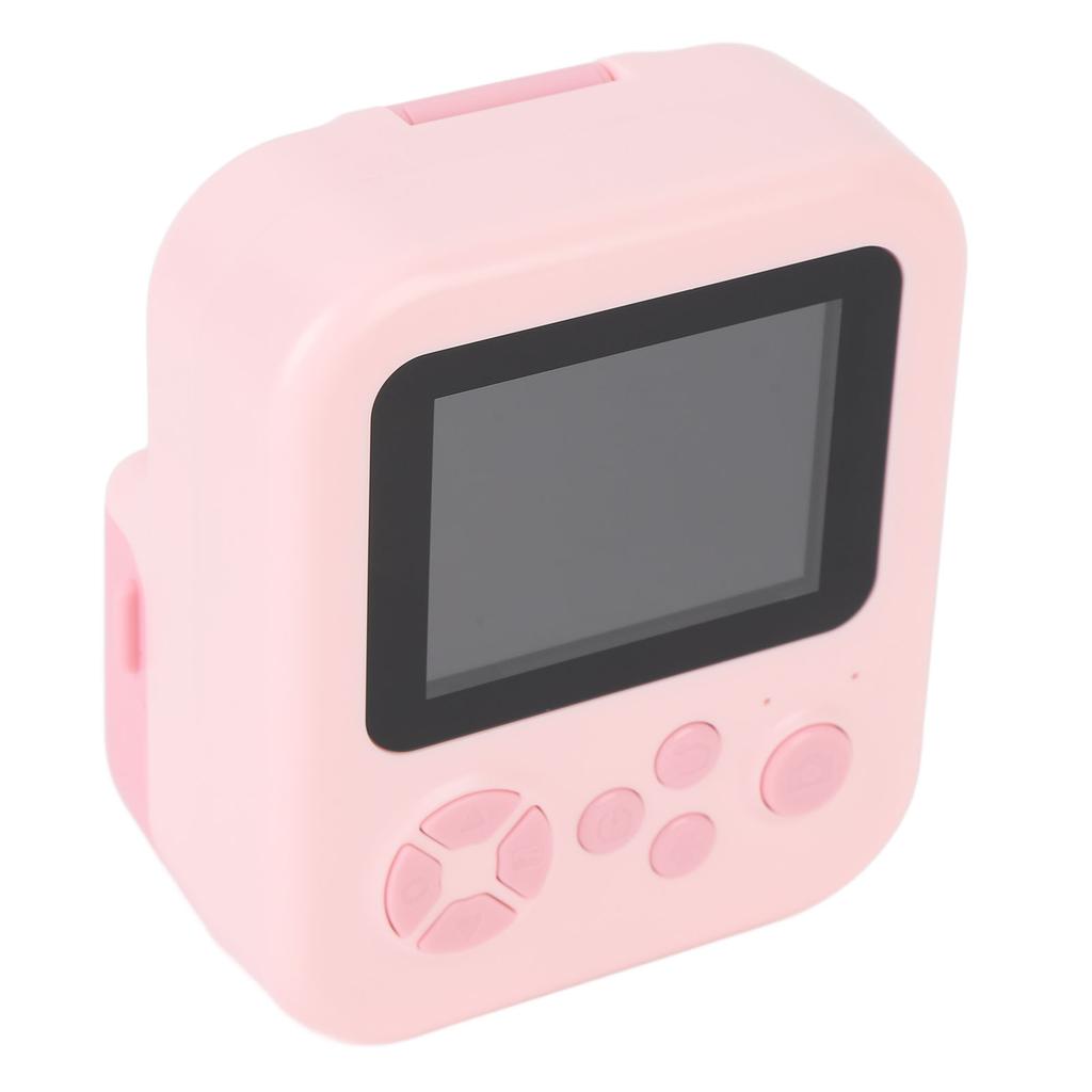 Camera   Print 48MP Photo 1080P Video 2.4 In   Screen Portable Camera 1200mAh Battery Support Music Games Play with 180 Degree Rotating Lens