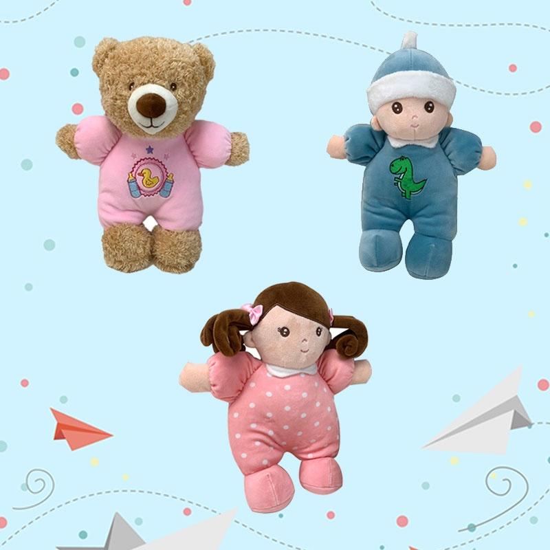 Soft Baby Comforting Doll Pillow Cute Bear Plush Toy For Boys Girls Children's Festival Gift 30cm