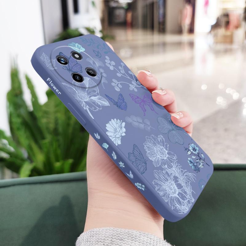 

Butterfly Dance Phone Case For OPPO Realme 12 11 10 9 9i 8 8i 7 Pro Plus C35 C21Y C25Y C25 4G 5G Liquid Silicone Cover Realme 9i