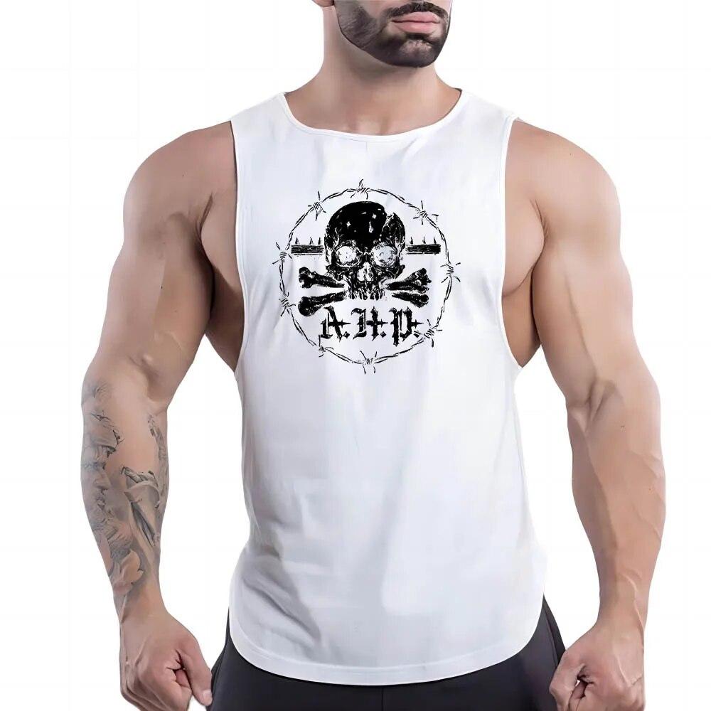 Men'S Four Seasons Casual Sleeveless Multi-Color Vest Casual Cartoon Quick Drying Men'S Simple Breathable Multi-Color Shirt