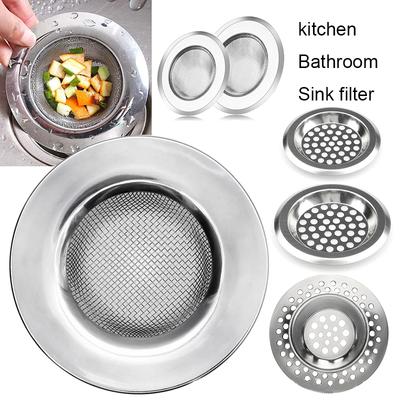 Mutfak Lavabo Süzgeci Lavabo Izgara Filtresi Paslanmaz Çelik Ağ Drenaj Deliği Filtresi Tıkanmaya Karşı Koruma Mutfak Aksesuarları
