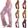 Women's Halloween Print Pants - Cozy Casual Sweatpants for Holiday Relaxation