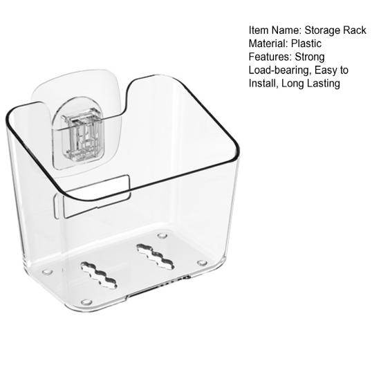 Wall Mounted Spice Rack Anti-Rust Waterproof Self Draining Soap Holder Bathroom Organizer Self Adhesive Kitchen Storage Rack