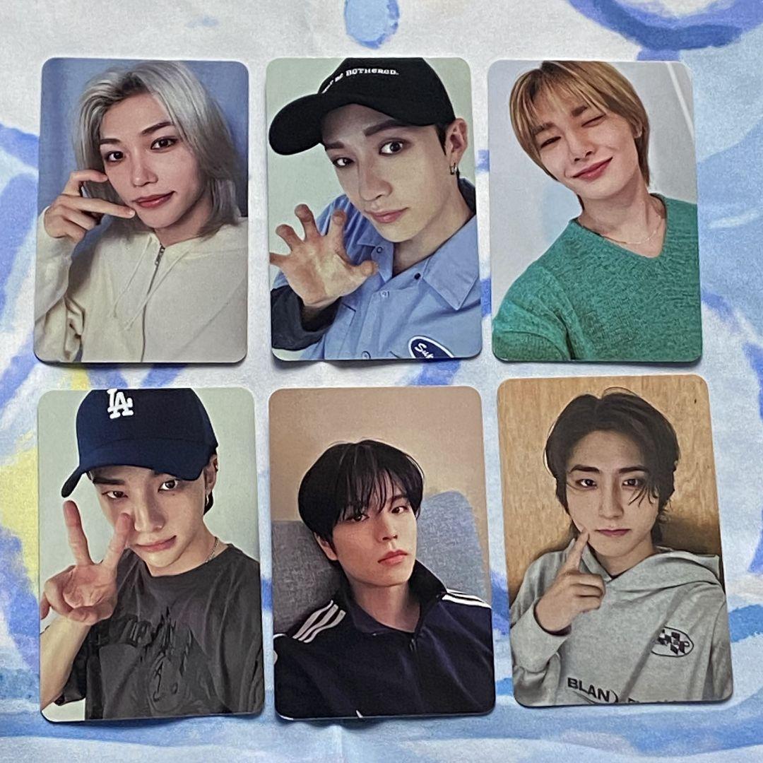 

[Б/У] StrayKids kwave Stay Публичная трансляция Stray Kids Торговые карточки (6 Карт)