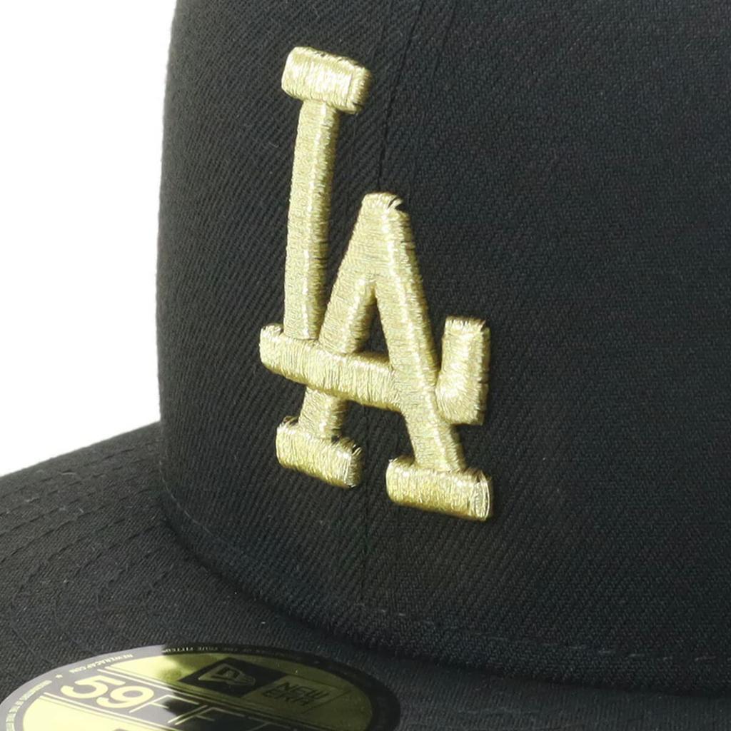New Era 59FIFTY Los Angeles Dodgers Size 7 Men's Cap, Black, 5/8 (13562253)