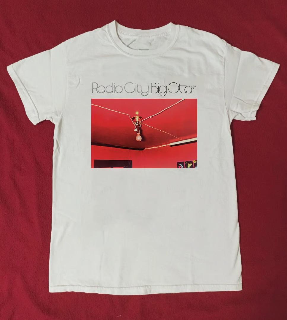 Radio City Big Star Band White Cotton T Shirt Full Size S-5XL S разноцветный