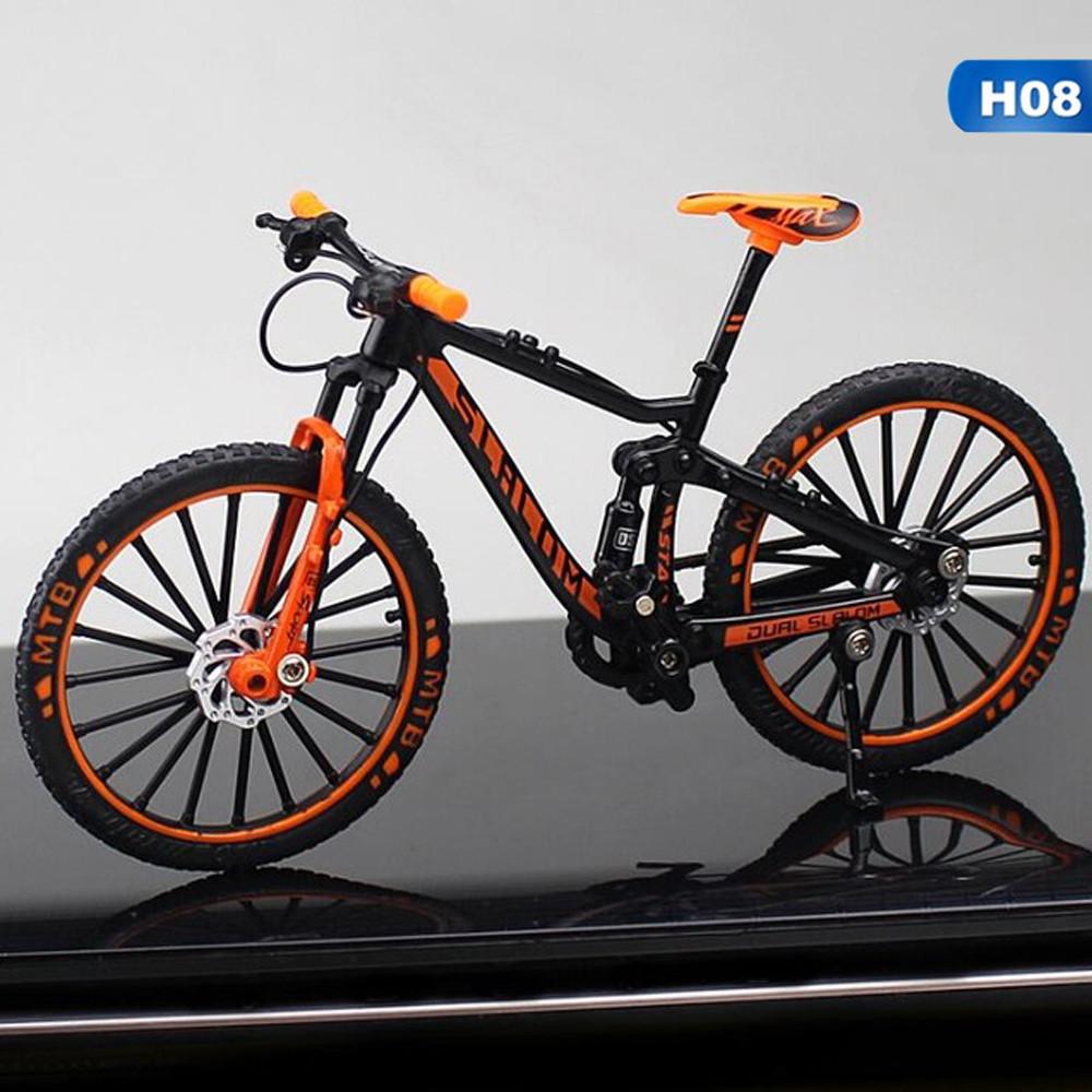 Collection Toys Diecast Metal Mini Bicycle Model Racing Bike Toy Mountain Bike Toy Road Bike Model