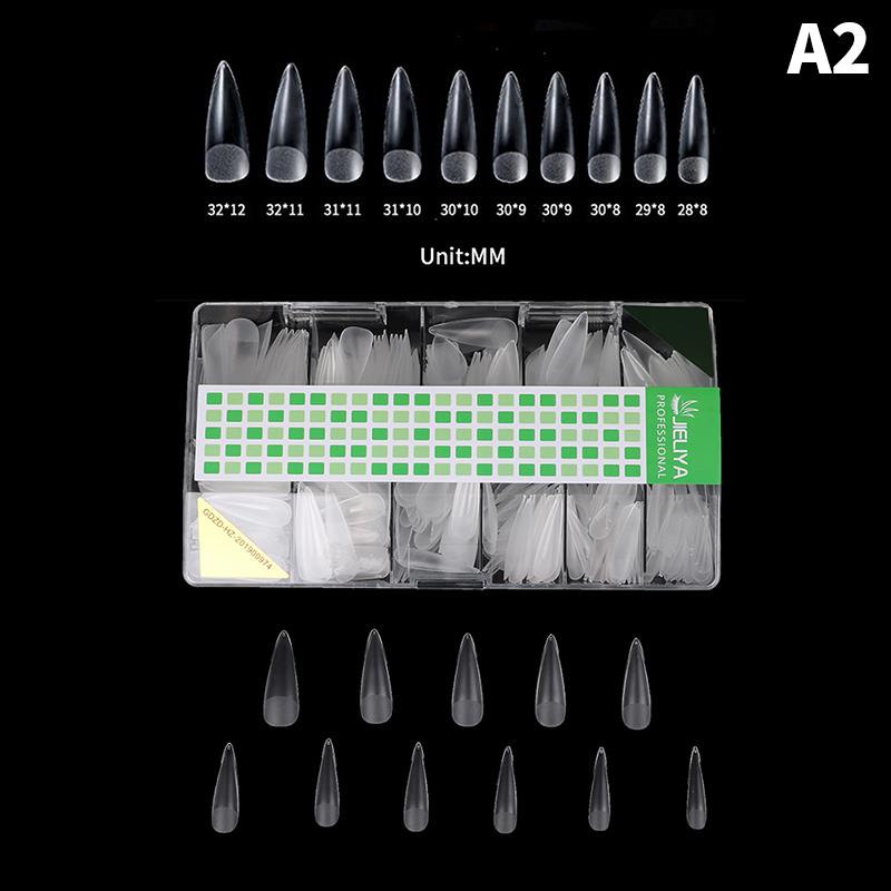 500Pcs/Box Nail Extension Tips False Full Tips Nails Diy Nail Art Fake Nail Tips Nail Polish Manicure Tool