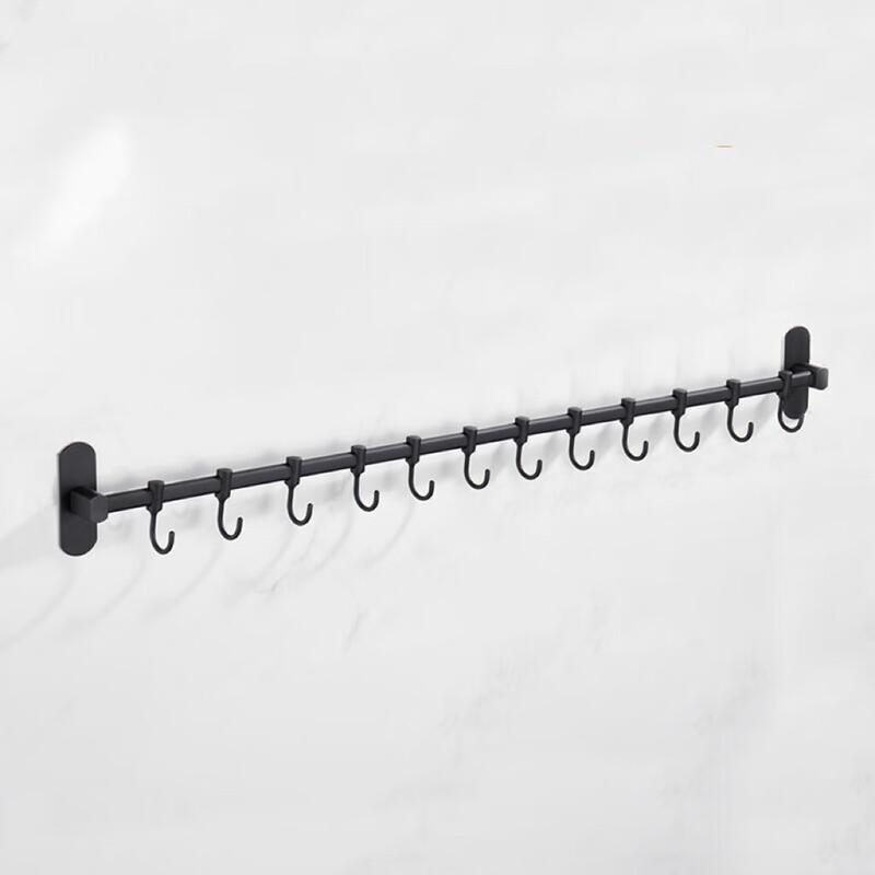 Yuzhu Punch-Free Stainless Steel Wall-Mounted Towel Hook Rack
