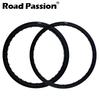 6061 Aviation Aluminum F & R Motorcycle Black / Silver Rims Wheel Circle 2.15x18 1.60x21 36 Spoke Holes High Strength Black