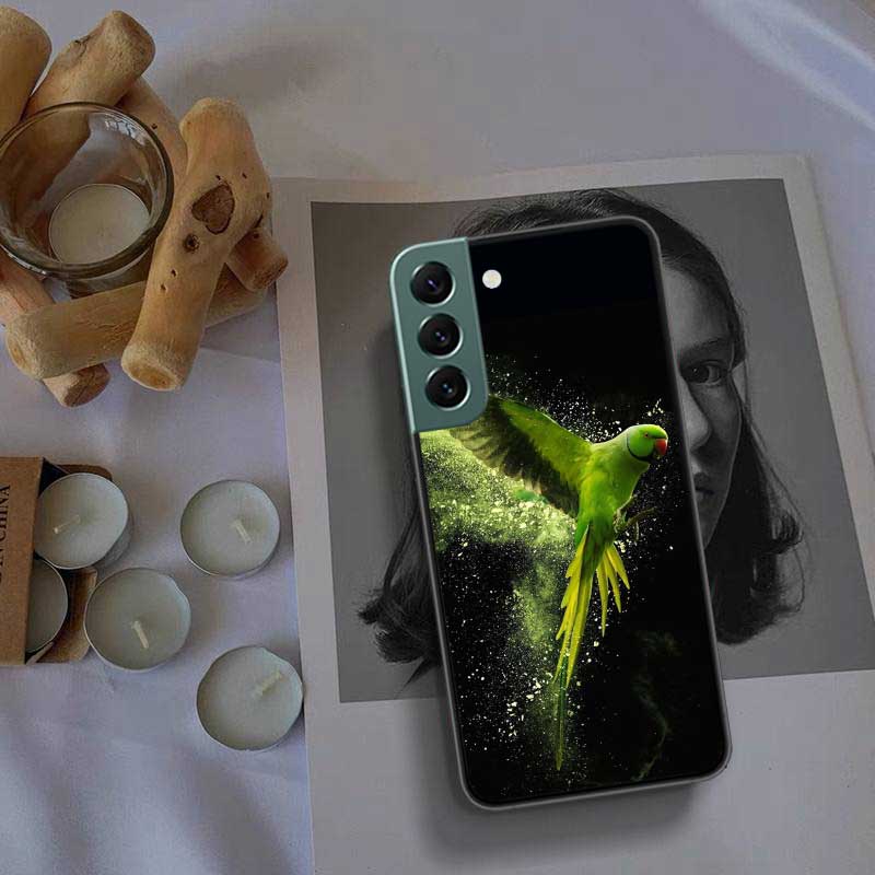 

Чехол для телефона Parrot Bird для Samsung A02 A03 A03S A04 A04S Galaxy A55 A35 A25 A15 S10 Lite A9 A8 A7 A6 Plus A90 A80 Чехол TPU Clea Samsung A15 4G