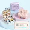Pillbox 7 Days Travel Tablets Organiser Daily Medicine Vitamins Holder Storage Container Dustproof Lid Travel Medication Protect