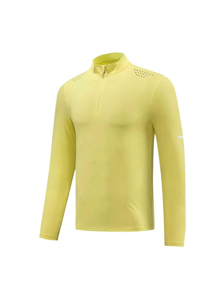 Herren Langarm Schnelltrocknendes Sport-T-Shirt für Basketball & Laufen