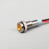 1Pcs 6Mm Flat Head Led Metal Indicator Light Waterproof Signal Light 12V 24V 220V With Red Yellow Blue Green And White Lines