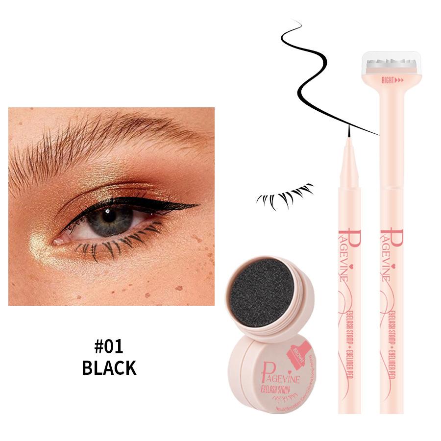 

PAGE VINE Lower Lash Stamp Eyeliner Long Lasting Quick Dry For Beginners Black