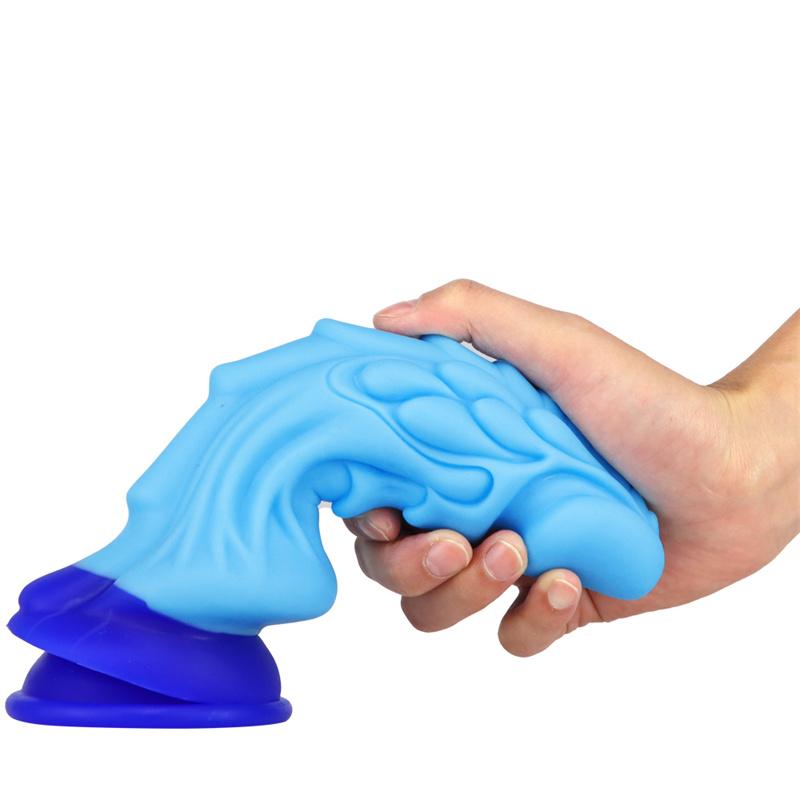 Lan Qilin Simulation Big Penis Liquid Silicone Anal Anal Plug Female Masturbation Device Sex Toys