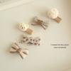 5Pcs Baby Hair Pins for Girls Gift Korean Bear Bunny Kids Hair Accessory Bows Flower Princess Children Girl Hairclip