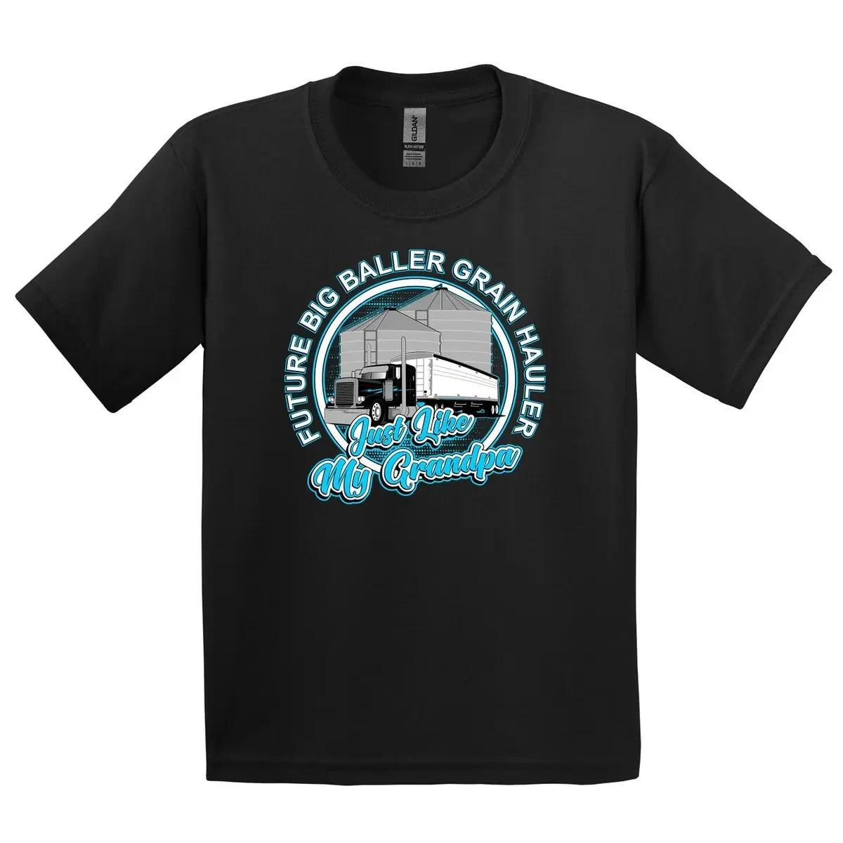 Future Big Baller Grain Hauler T-Shirt Farm Truck Kid Tee XXXXL