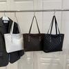 Large-capacity premium bag women's 2025 new versatile premium texture shoulder bag diamond tote bag
