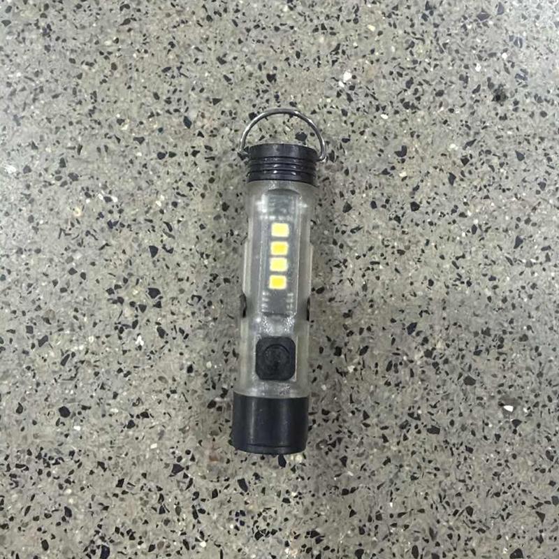 Mini 5050 Rechargeable Led Pocket Flashlight Clip-On Hat Light Keychain Torch Portable Work Lamp For Camping Hiking Outdoor Use