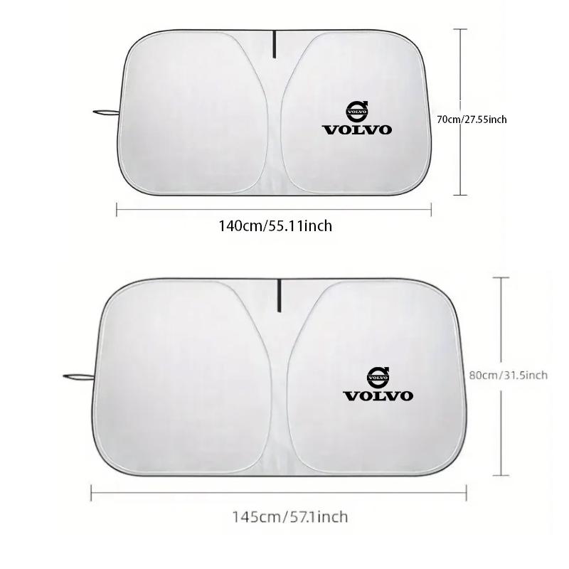 For Volvo XC90 XC60 V50 S60 V70 V60 V40 S90 olestar AWD XC40 S80 T6 V90 Car Windshield SunShade Cover Tools Auto Accessories