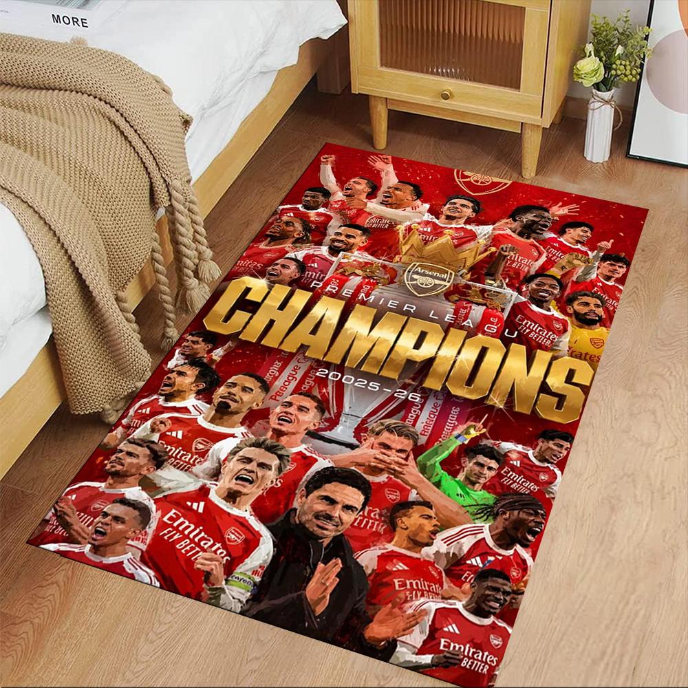 Arsenal Football Player Area Rug Perfect for Dormitory Study Room Outdoor Decorate Room Anti-slip Rug Anime Office Decor