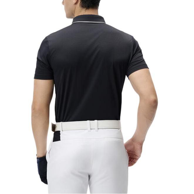 Fila Golf Series Outdoor Casual Sports Knit Short Sleeve Polo Shirt Men Tops Legendary-Blue A11M435103F-NV