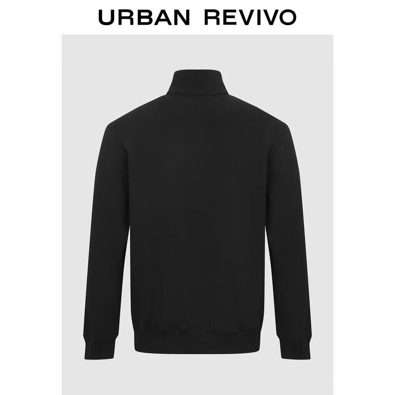 Men's Stand-Collar Half-Zip Sweatshirt