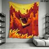 Firewatch Dawn Wall Hanging Printed Fabric Blanket Decorative Tapestries for Bedroom Living Room Home Decor