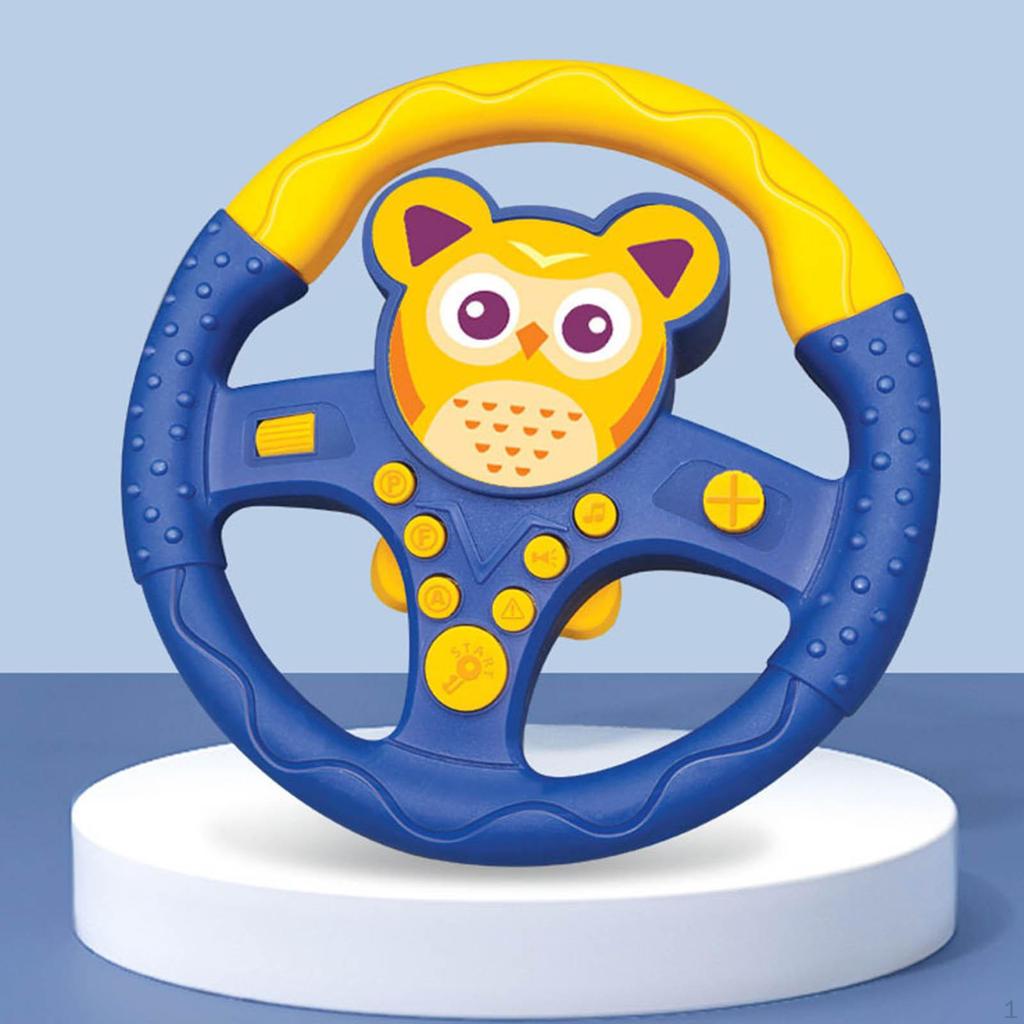 Volante de Simulación de Conducción de Coches y Música Roleplay Conductor Actividad Divertida Juguete para