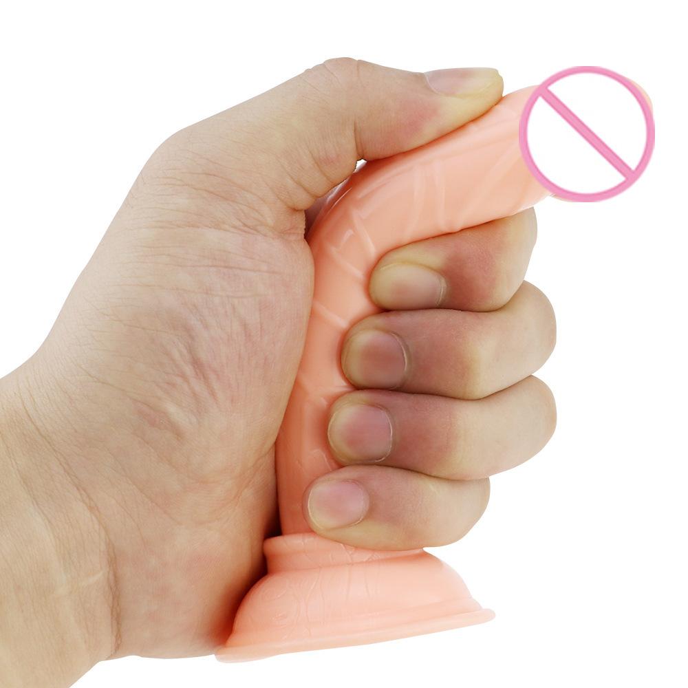 Women's Sex Products Mini Crystal Simulation Penis Fake JJ Female Climax Masturbation Device