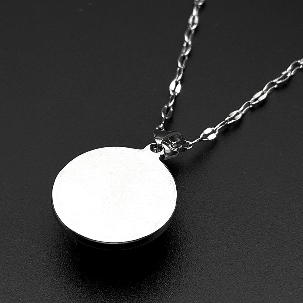 Tiger Eye Natural Stone Pendant Stainless Steel Chain For Women Men Healing Crystal Everyday Necklace Embedded Jewelry Gifts