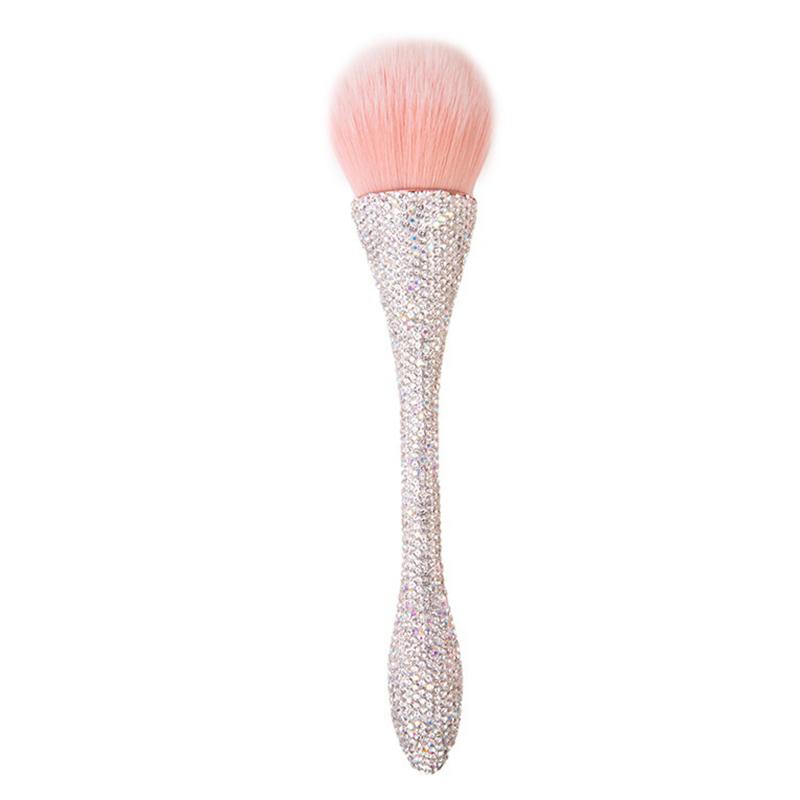 Štětec na make-up s diamantovou rukojetí Volný štětec na pudr štětec na tvářenku Profesionální štětec na make-up štětec na make-up na tvářenku Měkký kartáč na vlasy