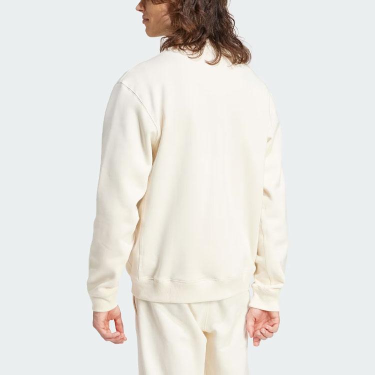 adidas Men's Essential Bomber Jacket Off White IN1724