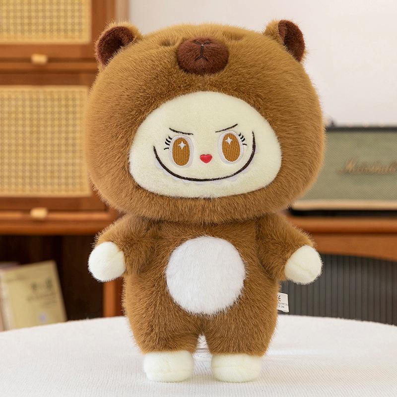 Cute Internet celebrity capybara rabbit turned cloth plush toy doll soothing doll children's birthday gift