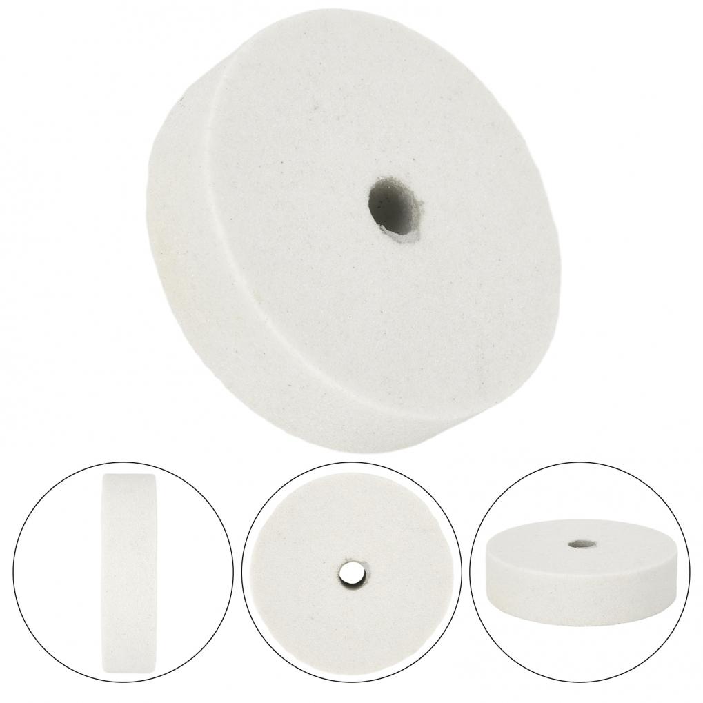 Polishing Wheel 10mm Hole 20mm Width Ceramic Yellow/White/Gray