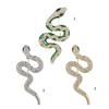 Stylish Serpents Inspired Brooch Fashionable Serpentines Brooch in High Quality Metal with Sparkling Highlight