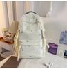 Schoolbag schoolbag junior high school girls 1011 new high value ins style simple high school students large capacity backpack