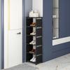 high quality4/6/8-Tier Entryway Shoe Rack and Storage Cabinet, Easy Assembly, Modular Design, Black and White Options, Space-Saving, Suitable for