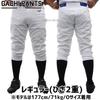 Uniform Wear Baseball Uniform Pants Trousers GACHI Regular Type Double Knee Gachi Pants 12JD2F6001 White M [Mizuno] R (01)