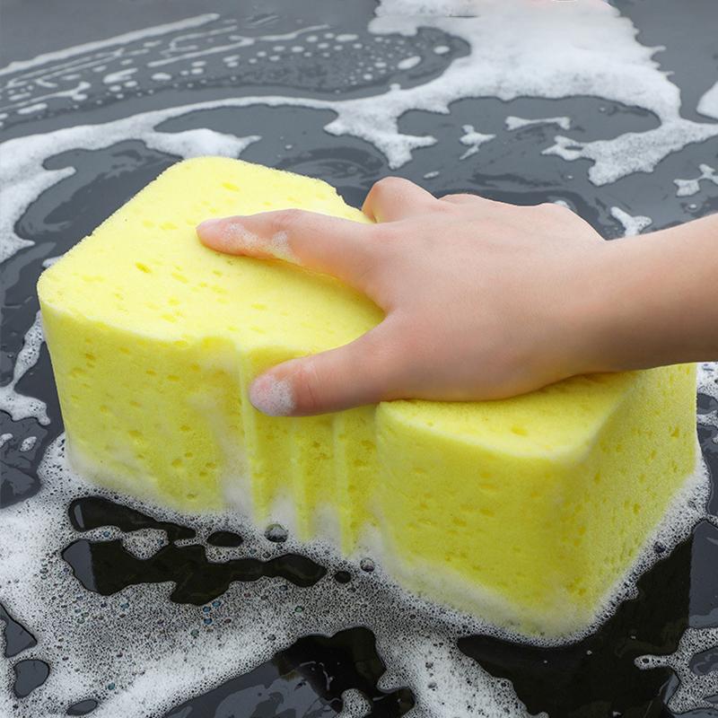 High-Quality Auto Cleaning Sponge Brush For Car Wheel Tire Wash Wipe Water Suction Sponge Pad Wax Polishing Tyre Brushes Tools