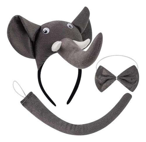 Elephant Costume Accessory Set Including Elephant Ear Head